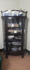  Preview image for Lot# 522 - Antique Bow Front Glass Cabin 