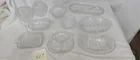  Preview image for Lot# 529 - 10 pieces of clear Glass - va 