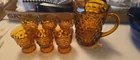  Preview image for Lot# 575 - Indiana Glass Amber Pitcher a 