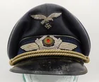  Preview image for WWII German Luftwaffe Officer Visor Cap 