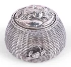  Preview image for HEAVY JAPANESE SILVER BONBONNIÈRE 