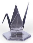  Preview image for SMALL JAPANESE SILVER ORIGAMI CRANE, BY 