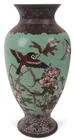  Preview image for JAPANESE CLOISONNE ENAMEL VASE h: 12 3/8 