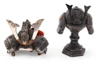 Preview image for TWO JAPANESE MINIATURE METAL HELMETS 