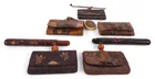  Preview image for FIVE JAPANESE TOBACCO POUCHES, ONE PIPE 