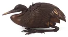  Preview image for JAPANESE PARCEL-GILT BRONZE CRANE-FORM 