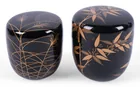  Preview image for A SET OF TWO JAPANESE BLACK LACQUER 