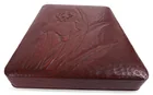  Preview image for JAPANESE MOLDED BROWN LACQUER SUZURIBAKO 