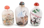  Preview image for THREE CHINESE INSIDE PAINTED SNUFF 
