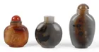  Preview image for THREE CHINESE AGATE SNUFF BOTTLES 