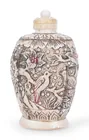  Preview image for CHINESE BONE VENEERED SNUFF BOTTLE WITH 