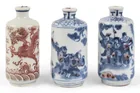  Preview image for THREE CHINESE UNDERGLAZE BLUE, WHITE AND 