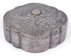  Preview image for JAPANESE SILVER OVAL BONBONNIÈRE 