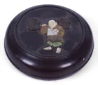  Preview image for CHINESE WOOD BOX WITH INLAID COVER d: 3 