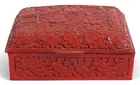  Preview image for CHINESE CINNABAR LACQUER HINGED BOX AND 