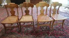  Preview image for Lot# 7 - 4 Curly Maple Chair w/Canre Sea 