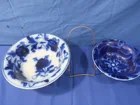  Preview image for Lot# 39 - Antique Flow Blue Serving Bowl 