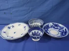  Preview image for Lot# 33 - Antique 4 Pc Flow Blue Brush S 