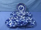  Preview image for Lot# 41 - Antique Flow Blue Dinner Plate 