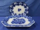  Preview image for Lot# 43 - Antique Flow Blue Serving Plat 