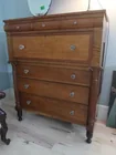  Preview image for Lot# 85 - Antique Dresser handcut doveta 
