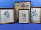  Preview image for Lot# 96 - 3 Vintage Framed Sketches 