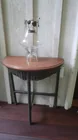  Preview image for Lot# 220 - Side Table, Semi-circle, Wick 