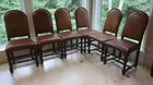  Preview image for Lot# 227 - Vintage Padded Leather Dining 