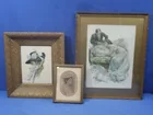  Preview image for Lot# 446 - Vintage Oval Portrait Sketch  