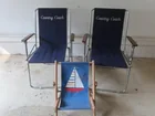  Preview image for Lot# 563 - Zip-dee Folding Chairs,Appliq 