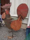  Preview image for Lot# 644 - 44"Metal Rooster Lawn Ornamen 