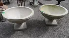  Preview image for Lot# 653 - 2 Concrete Circular Planters- 
