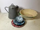  Preview image for Lot# 167 - Enamel Coffee Pot & Merit Bas 