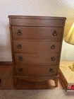  Preview image for Lot# 100 - Bow-front Sewing Cabinet, Mid 