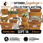 Preview image for September Longaberger Collectors Auction 
