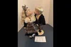  Preview image for Vintage Porcelain Doll Couple Kissing 