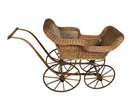  Preview image for Lot# 7 - Antique Wicker & Wood Doll Carr 