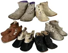  Preview image for Lot# 29 - 6 Pairs of Antique Leather Bab 