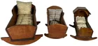  Preview image for Lot# 85 - 3 Artisan Made Doll Cradles 
