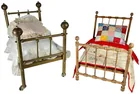  Preview image for Lot# 100 - 2 Vintage Doll Beds & Bedding 