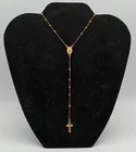  Preview image for Lot# 2a - 14k Gold Rosary Crucifix Mirac 