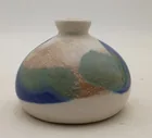  Preview image for Lot# 107 - Round Studio Pottery Vase Oil 