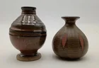  Preview image for Lot# 120 - 2 Round Studio Pottery Bud Va 