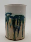  Preview image for Lot# 130 - Teal Drip Glaze Studio Art Po 
