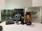  Preview image for Lot# 683 - HARLEY DAVIDSON CANDLE, BOOKS 