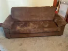 Preview image for Lot# 731 - BROWN UPHOLSTERED COUCH - 79" 