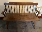  Preview image for Lot# 734 - ANTIQUE WOOD BENCH SEAT - 47" 