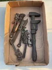  Preview image for Lot# 791 - FLAT OF VINTAGE PIPE WRENCHES 
