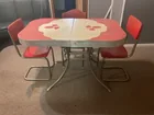  Preview image for Lot# 858 - 1950'S STEEL LEG TABLE WITH T 