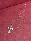  Preview image for Lot# 133 - 10KT GOLD CROSS PENDANT / DIA 